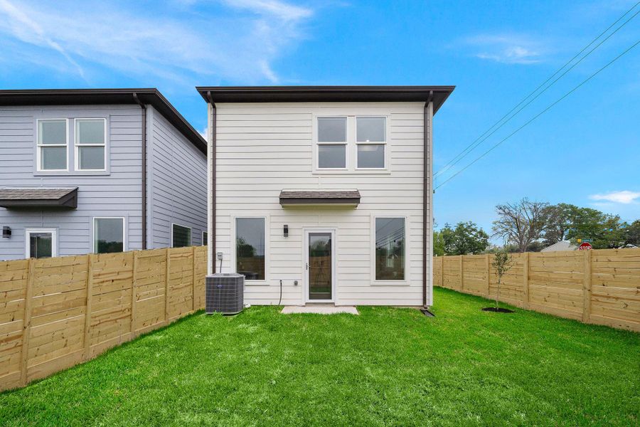 Exterior details and patio area of a home in Scranton Estates, Houston (Image 22). Exterior details and patio area of a home in Scranton Estates, Houston (Image 22).