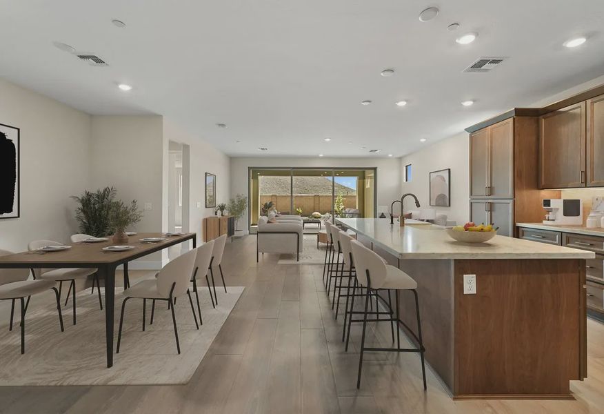 Virtually Staged Trilogy Ridgecrest Flourish HS 150 Kitchen - 4 of 22