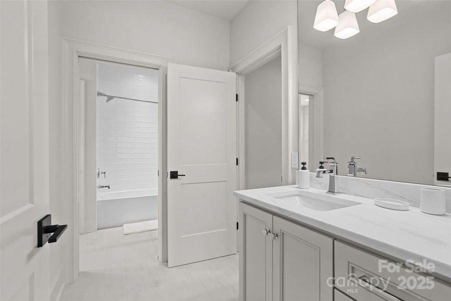 Furnished interior view inside a new home in , Charlotte (Image 28). Furnished interior view inside a new home in , Charlotte (Image 28).