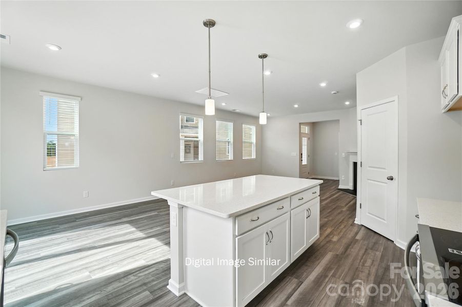 Furnished interior view inside a new home in Bailey Run, Charlotte (Image 19).
