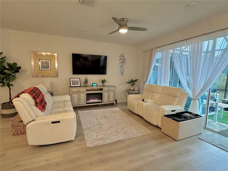 Furnished interior view inside a new home in , Land O' Lakes (Image 19). Furnished interior view inside a new home in , Land O' Lakes (Image 19).