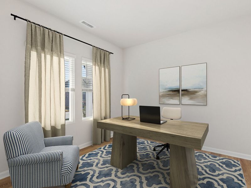 Furnished interior view inside a new home in Oak Manor - Signature Series, Garner (Image 10).