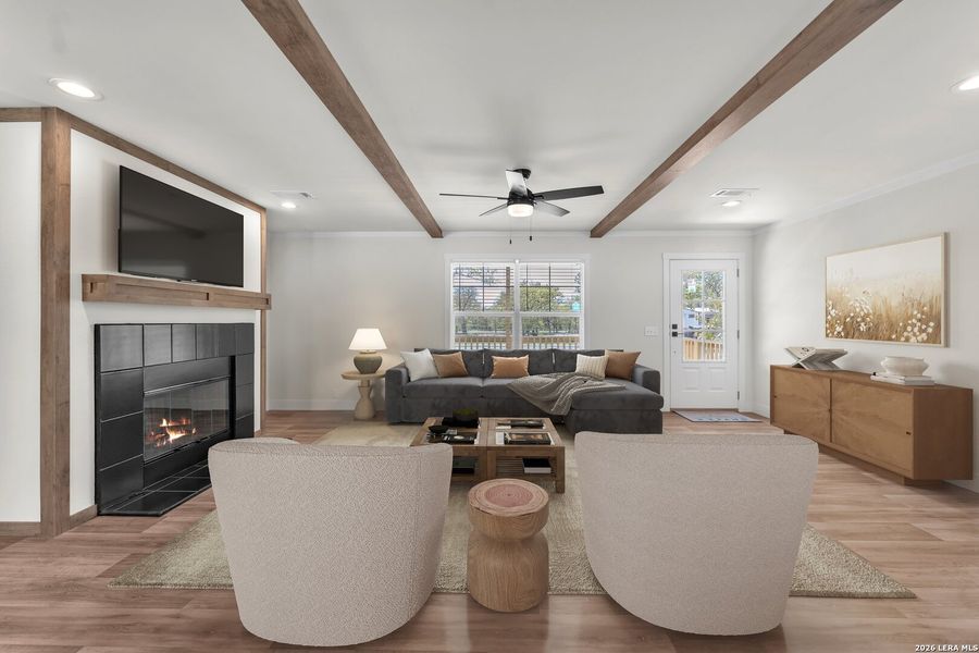 Furnished interior view inside a new home in , Somerset (Image 13).