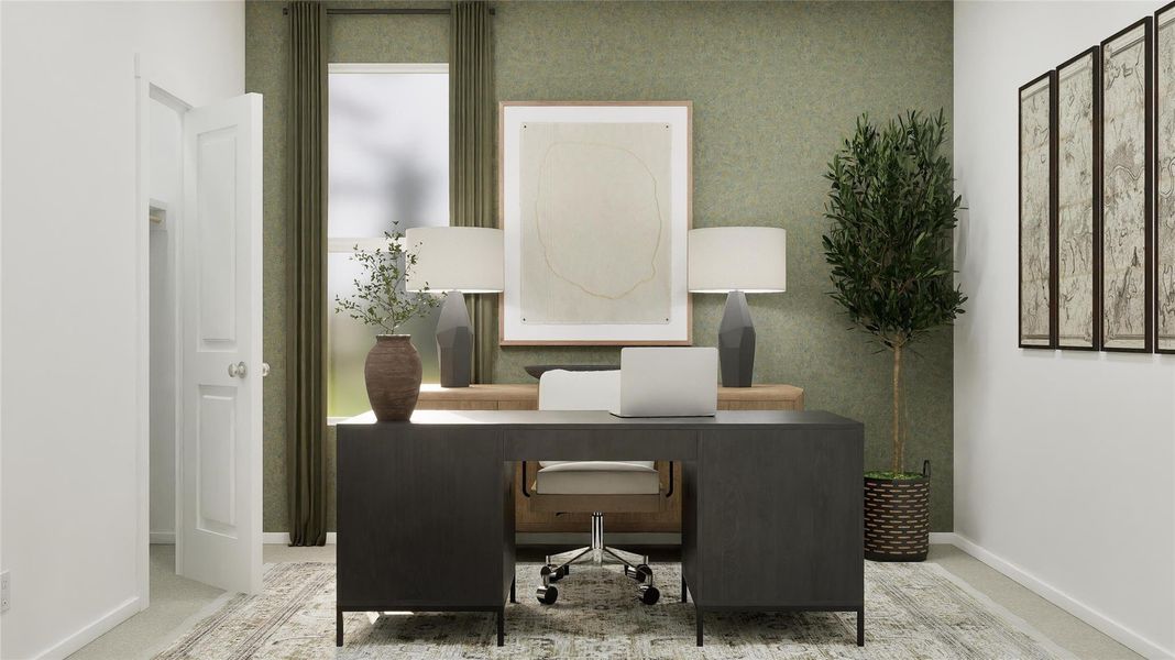 Furnished interior view inside a new home in Magnolia Forest, Montgomery (Image 19).