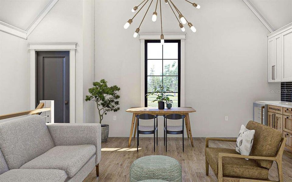 Furnished interior view inside a new home in , Tampa (Image 10).