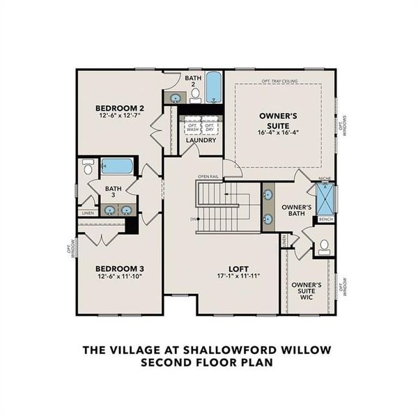 2D floor plan layout of this home in The Village at Shallowford, Kennesaw, GA (Image 145). 2D floor plan layout of this home in The Village at Shallowford, Kennesaw, GA (Image 145).