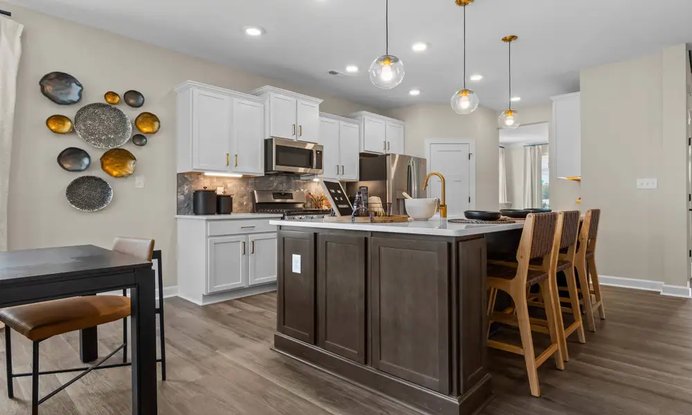Representative furnished interior of a home built from the The Waverunner by Chesapeake Homes in Bridgewater - Shorehaven Village, Little River (Image 3).