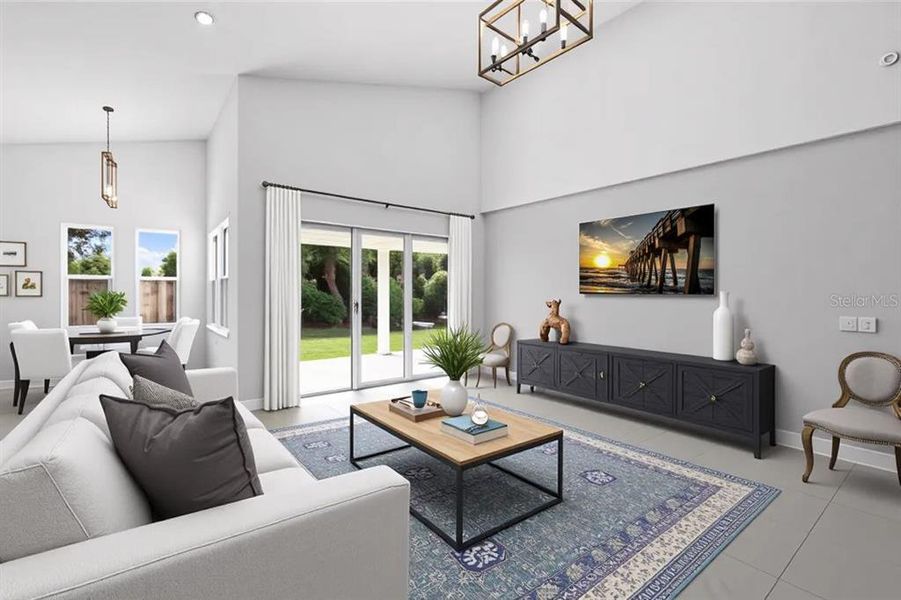 Furnished interior view inside a new home in , Port Charlotte (Image 14).
