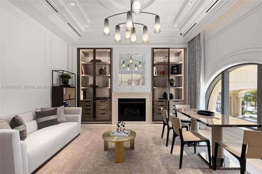 Furnished interior view inside a new home in , Sunny Isles Beach (Image 29).