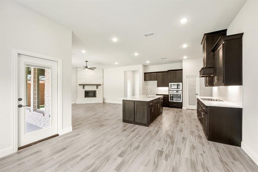Furnished interior view inside a new home in Villages of Walnut Grove, Midlothian (Image 13). Furnished interior view inside a new home in Villages of Walnut Grove, Midlothian (Image 13).