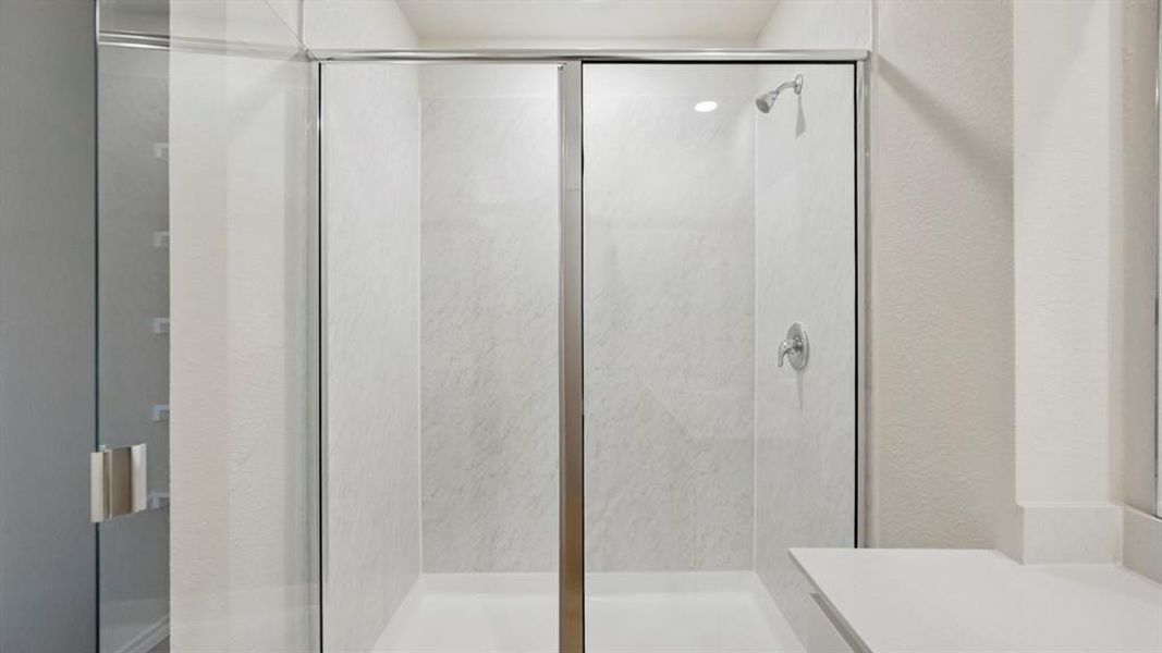 Bathroom with a stall shower Bathroom with a stall shower