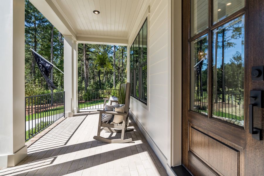 Representative exterior details of a home built from the Brinkley American Farmhouse by Homes by Dickerson in Cattail, Clayton (Image 3).