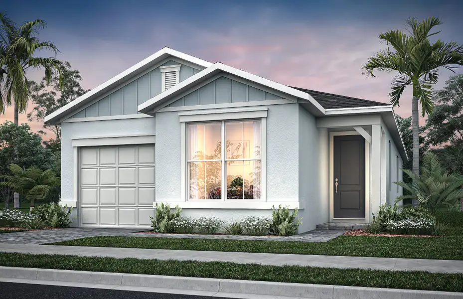 Representative exterior photo of a completed home built from the Ascent by DiVosta in Harbor Isle, Vero Beach, FL (Image 1). Representative exterior photo of a completed home built from the Ascent by DiVosta in Harbor Isle, Vero Beach, FL (Image 1).