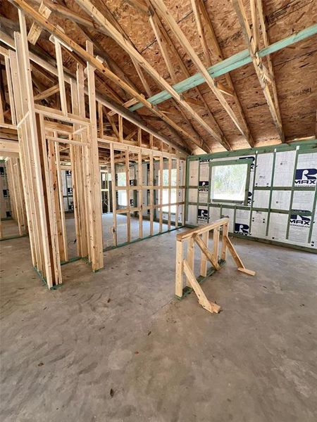 In-progress construction of a new home in , Ocklawaha, FL (Image 8).