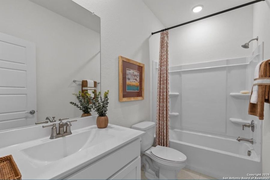 Furnished interior view inside a new home in Bricewood, San Antonio (Image 20).