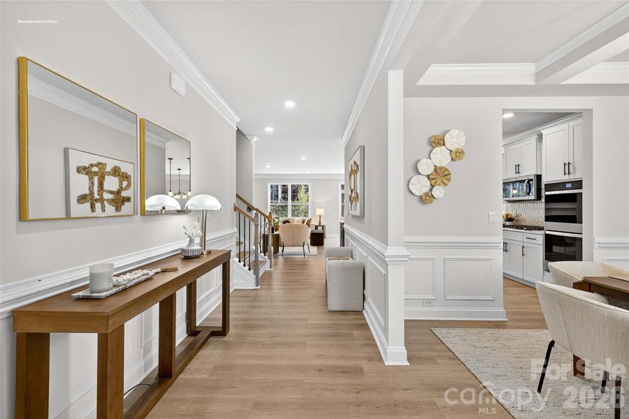 Furnished interior view inside a new home in Oak Grove Hill, Huntersville (Image 6).