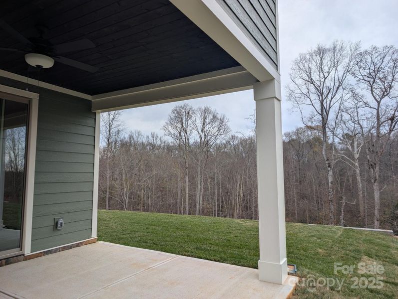 Exterior details and patio area of a home in Stoneridge Hills, Rock Hill (Image 24).