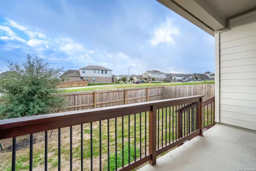 Exterior details and patio area of a home in Ladera, San Antonio (Image 3).