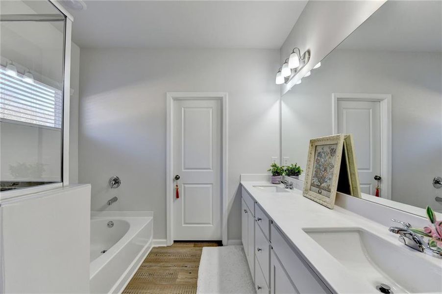 Furnished interior view inside a new home in Graystone Village, Grayson (Image 10). Furnished interior view inside a new home in Graystone Village, Grayson (Image 10).