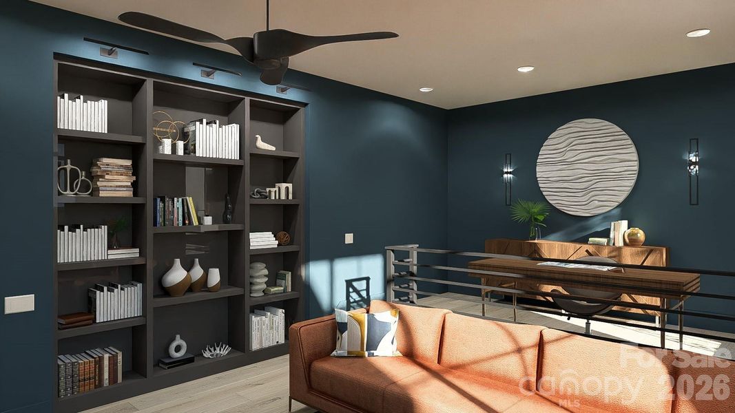 Furnished interior view inside a new home in , Charlotte (Image 7).