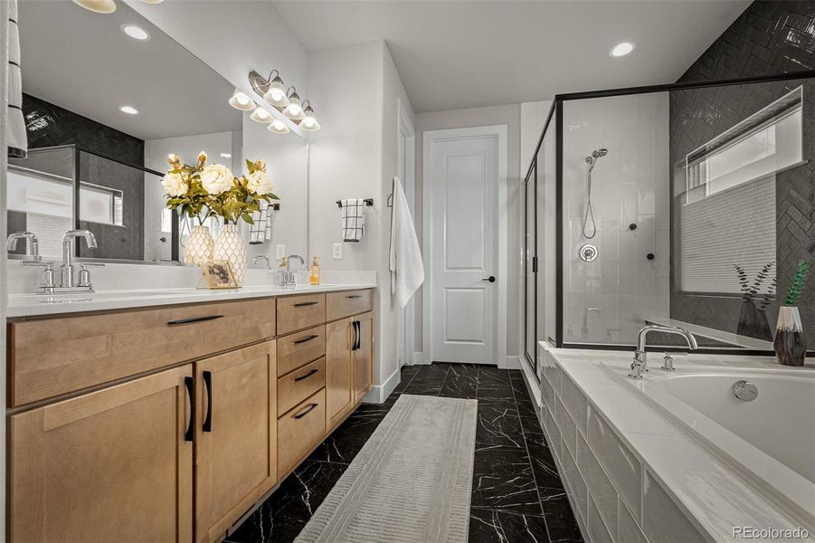 Furnished interior view inside a new home in , Colorado Springs (Image 6).