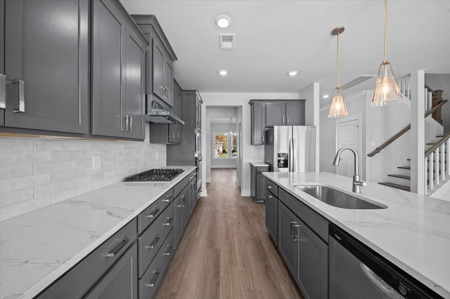 Furnished interior view inside a new home in Riverwood Farm, Piedmont (Image 6).
