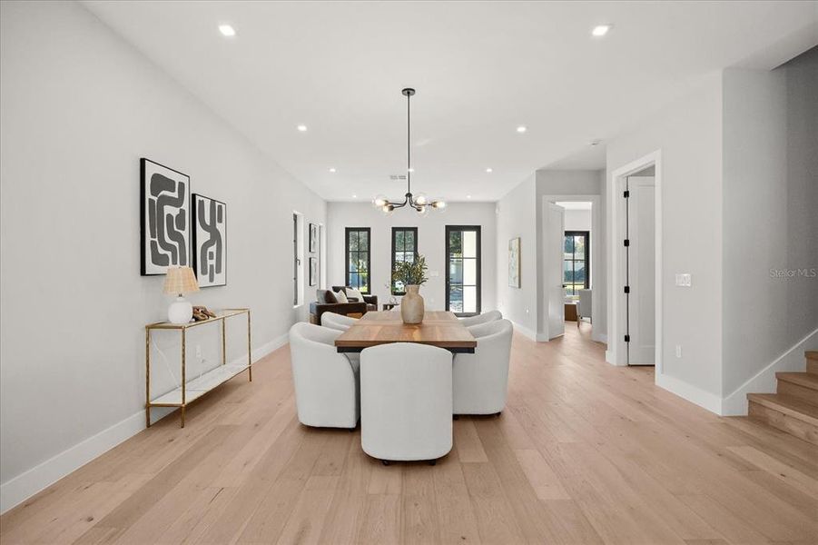 Furnished interior view inside a new home in , Orlando (Image 19). Furnished interior view inside a new home in , Orlando (Image 19).