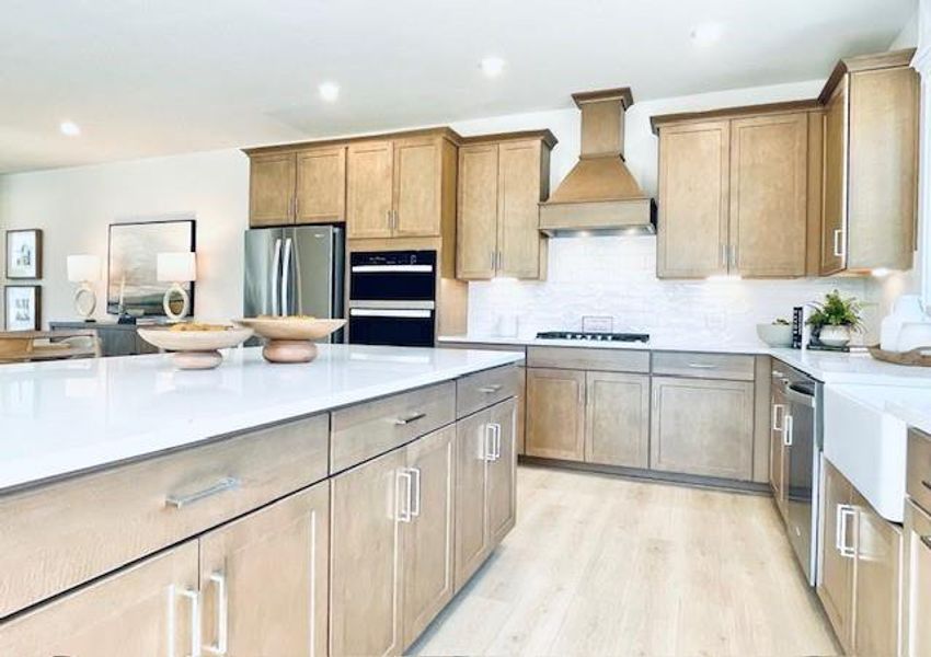 Furnished interior view inside a new home in Towne Village at Suwanee Dam, Sugar Hill (Image 31).