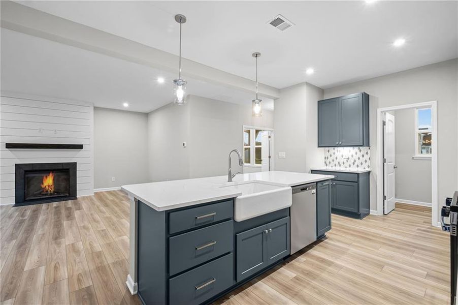 Furnished interior view inside a new home in Pickens Bluff, Hiram (Image 7).