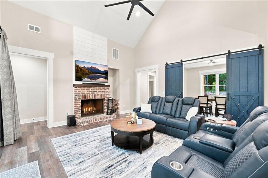 Furnished interior view inside a new home in , Canton (Image 56).