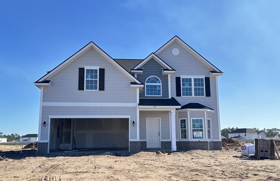In-progress construction of a new home in The Village at Sassafras, Allenhurst, GA (Image 5).