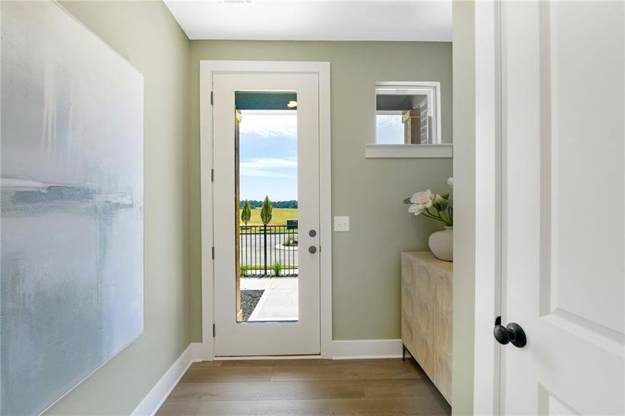 Furnished interior view inside a new home in Tribute, Hoschton (Image 7).
