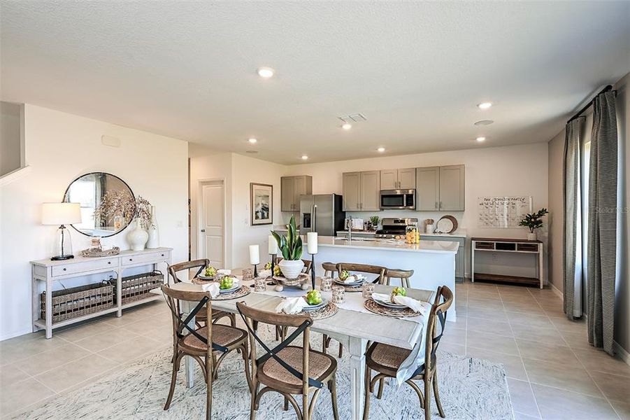 Furnished interior view inside a new home in Waterstone, Groveland (Image 36).