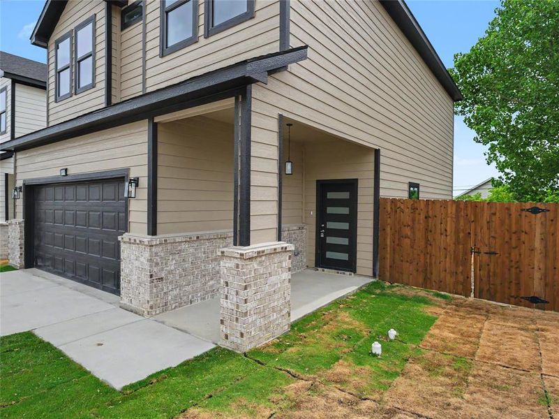 Exterior details and patio area of a home in , Fort Worth (Image 3).