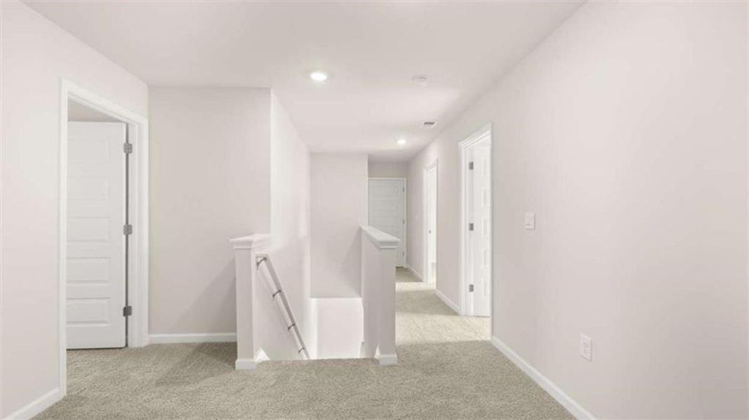 Spacious, unfurnished interior of a new home in Poplar Preserve, Newnan (Image 21).