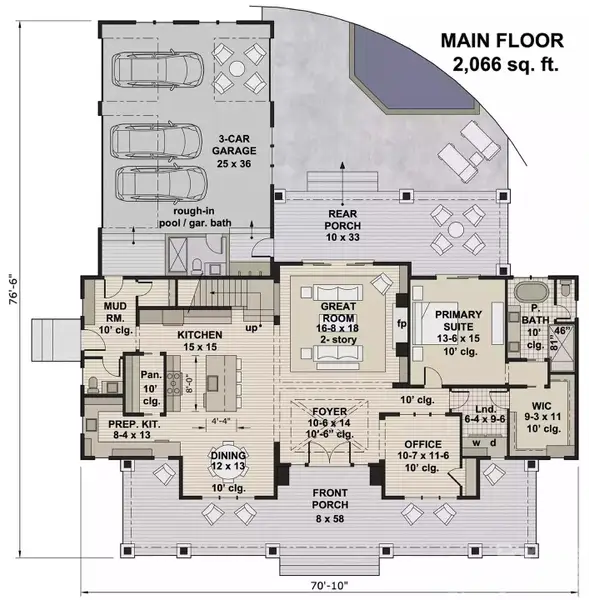 2D floor plan layout of this home in , Mooresville, NC (Image 4).