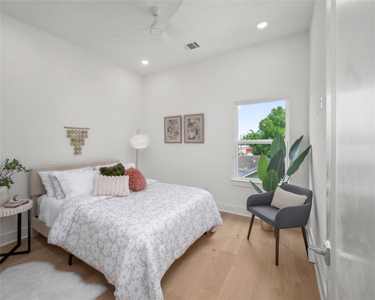 Furnished interior view inside a new home in , Houston (Image 17).
