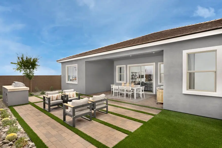 Exterior details and patio area of a home in Miravida, Surprise (Image 3). Exterior details and patio area of a home in Miravida, Surprise (Image 3).