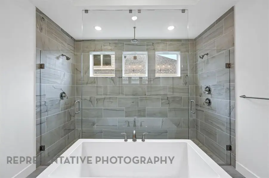 Furnished interior view inside a new home in Elyson: 80ft. lots, Katy (Image 7).