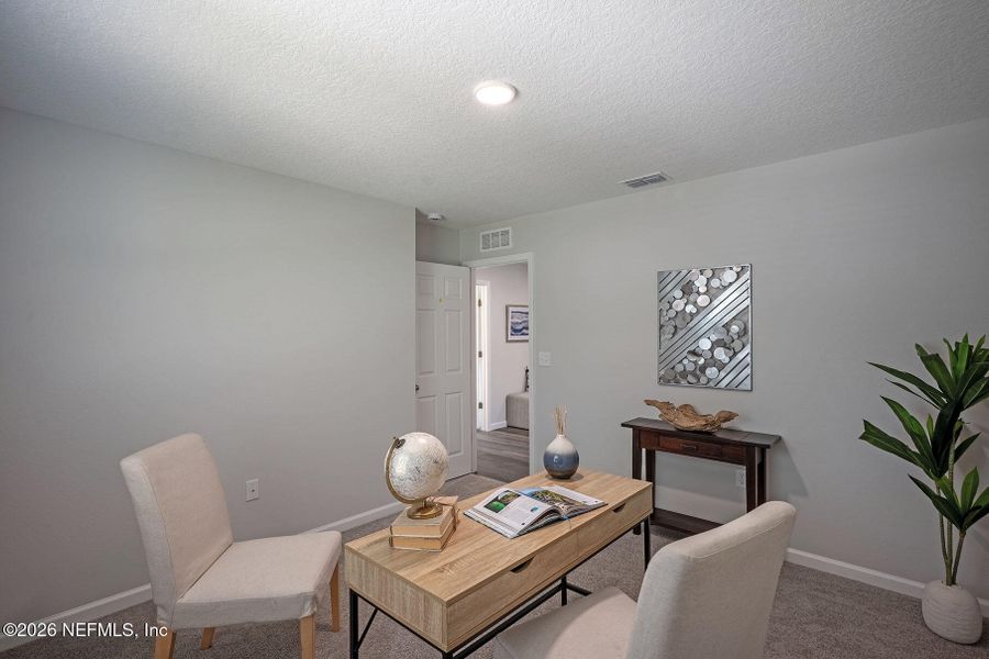 Furnished interior view inside a new home in , Jacksonville (Image 10). Furnished interior view inside a new home in , Jacksonville (Image 10).