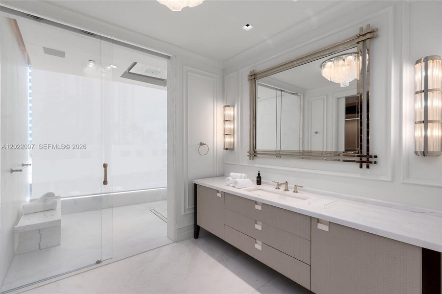 Furnished interior view inside a new home in , Sunny Isles Beach (Image 6).