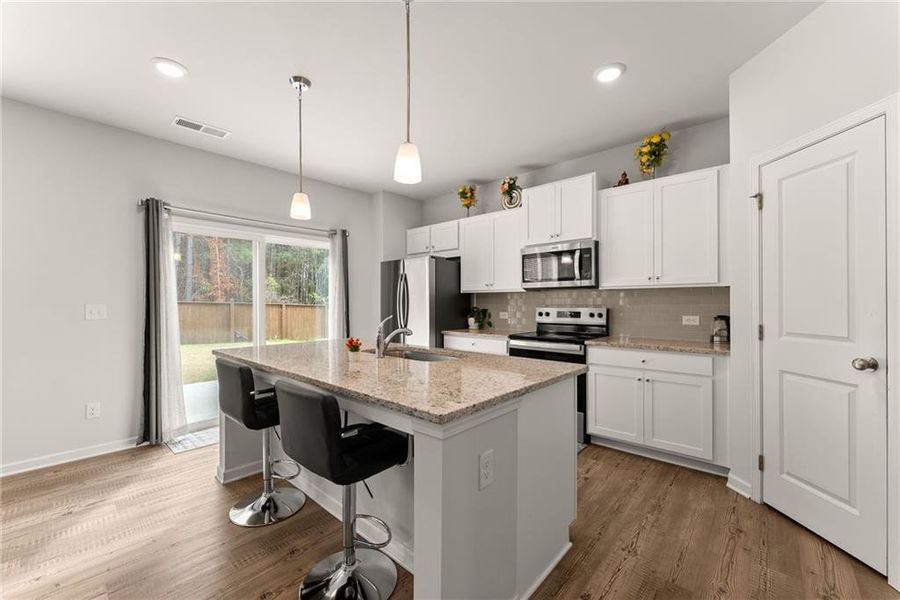 Furnished interior view inside a new home in , Dawsonville (Image 14).