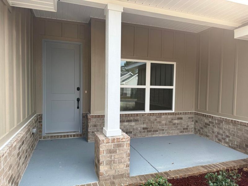Exterior details and patio area of a home in Brookwood, Crestview (Image 3).
