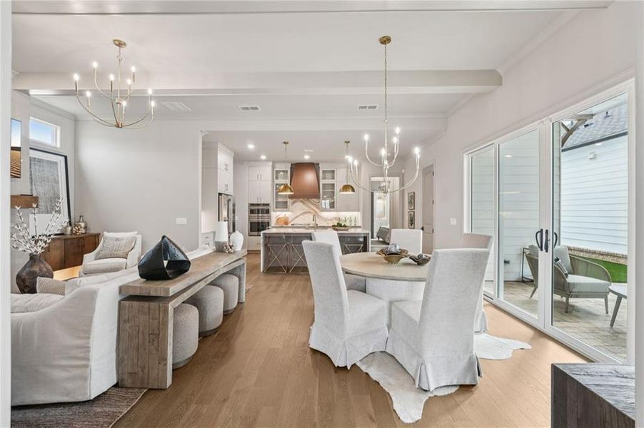 Furnished interior view inside a new home in Promenade at Sawnee Village, Cumming (Image 37).