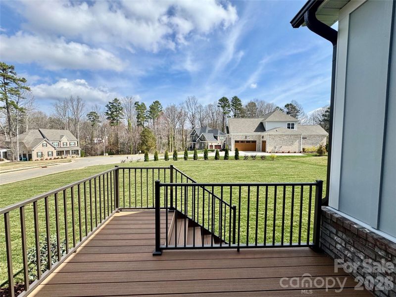 Exterior details and patio area of a home in Irish Creek, Landis (Image 25).