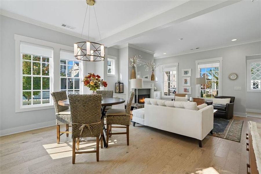 Furnished interior view inside a new home in , Woodstock (Image 12).