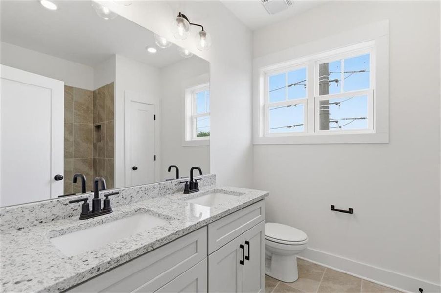Furnished interior view inside a new home in , Atlanta (Image 8).