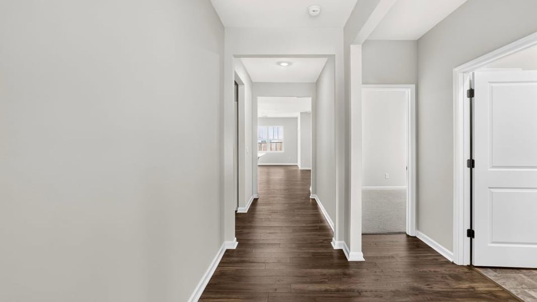 Spacious, unfurnished interior of a new home in Durbin Meadows Traditions, Fountain Inn (Image 11). Spacious, unfurnished interior of a new home in Durbin Meadows Traditions, Fountain Inn (Image 11).