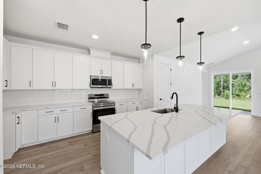 Furnished interior view inside a new home in Palm Coast Homes, Palm Coast (Image 19).