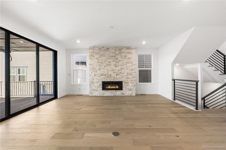 Spacious, unfurnished interior of a new home in Luxe at The Canyons, Castle Pines (Image 35).